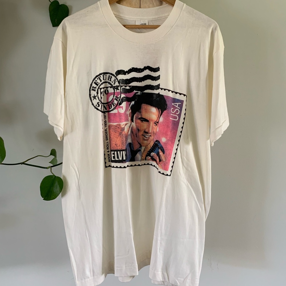 Vintage Elvis Presley Stamp Tee